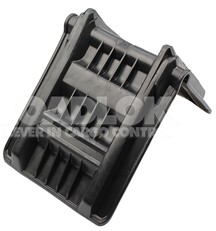 Kantenschoner schwarz; 176x136mm; Kunststoff