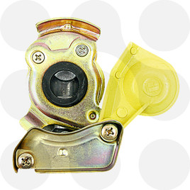 Kupplungskopf, Anhänger 16 x 1,5 gelb