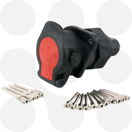 Steckdose, 15 polig, 24 Volt