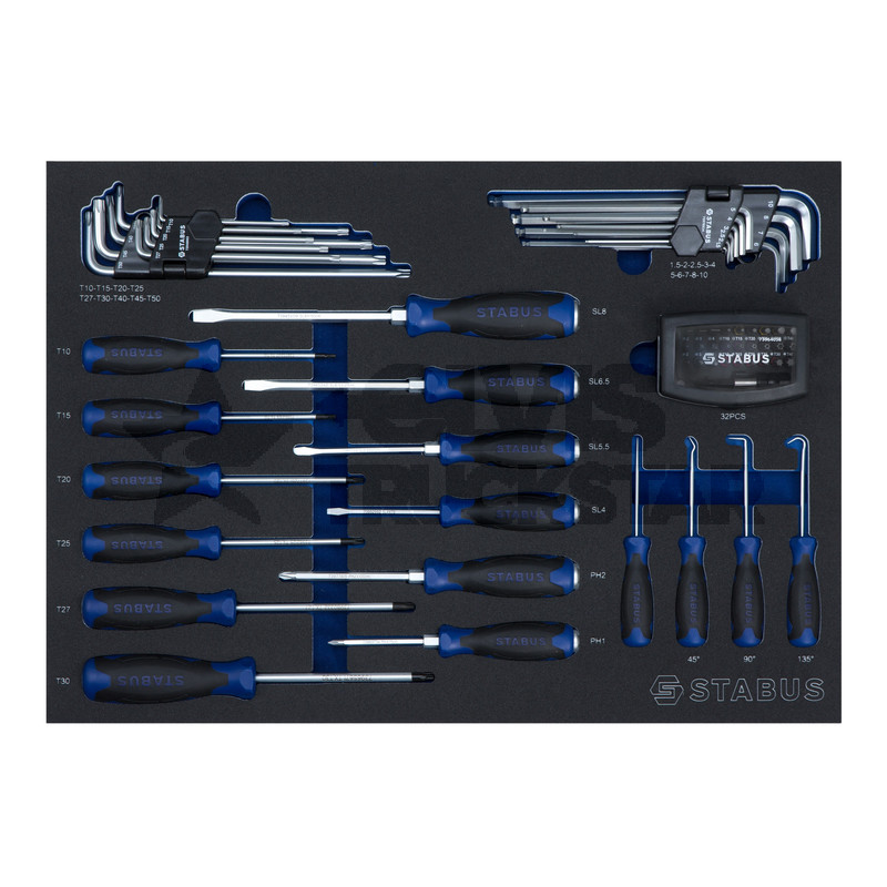 Einlagen-Set Schraubendreher, 19-tlg.