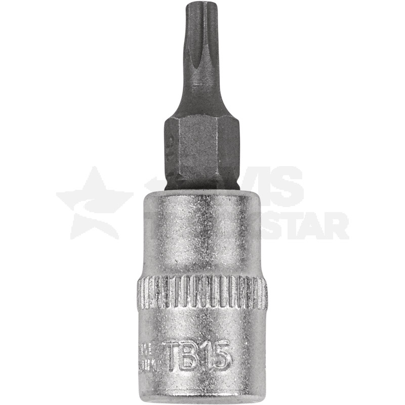 Bit-Stecknuss 1/4'' TX m. Stirnloch TB15