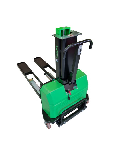 INNOLIFT - Hubantrieb elektrisch, ohne Fahrantrieb, inkl. 4A Ladegerät Hubkraft 600 kg, Ladehöhe 600 mm