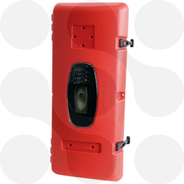Feuerlöscherkasten rot 665x299x249
