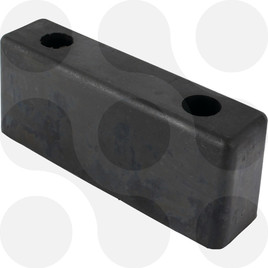 Rammpuffer 200X52X80mm 2 Loch, Ø10mm