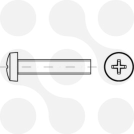 Linsenschr,DIN7985,VZ,PH2,M04x010,VE1