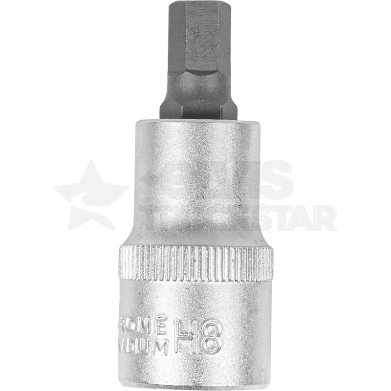 Bit-Stecknuss 1/2'' 6-kant, kurz, 8mm