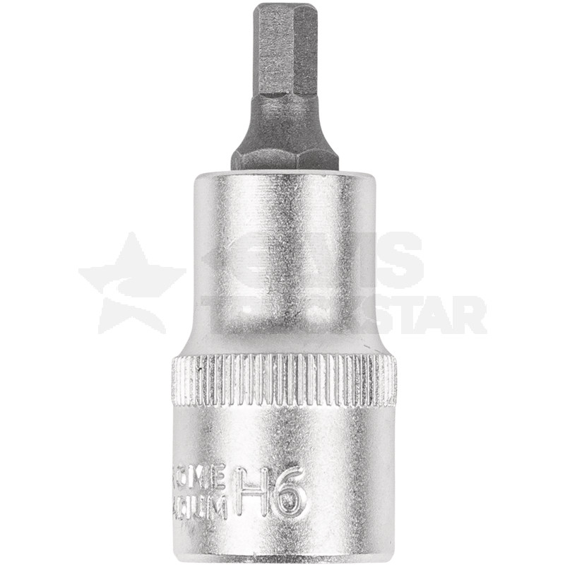 Bit-Stecknuss 1/2'' 6-kant, kurz, 6mm