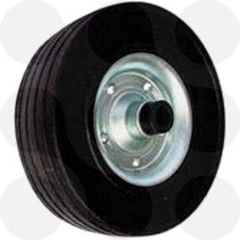 Vollgummirad mit Stahlfelge 225X70mm