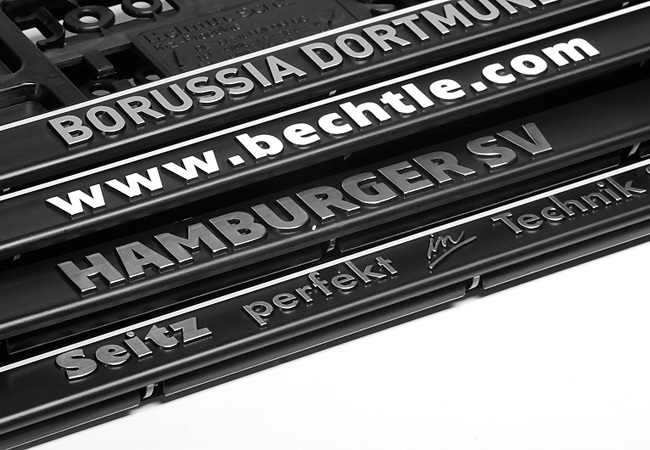 Kennzeichenhalterung Klipp Top 5-erhaben 