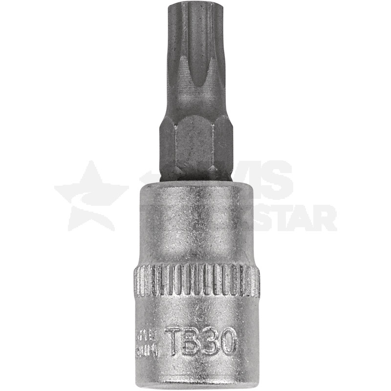 Bit-Stecknuss 1/4'' TX m. Stirnloch TB30