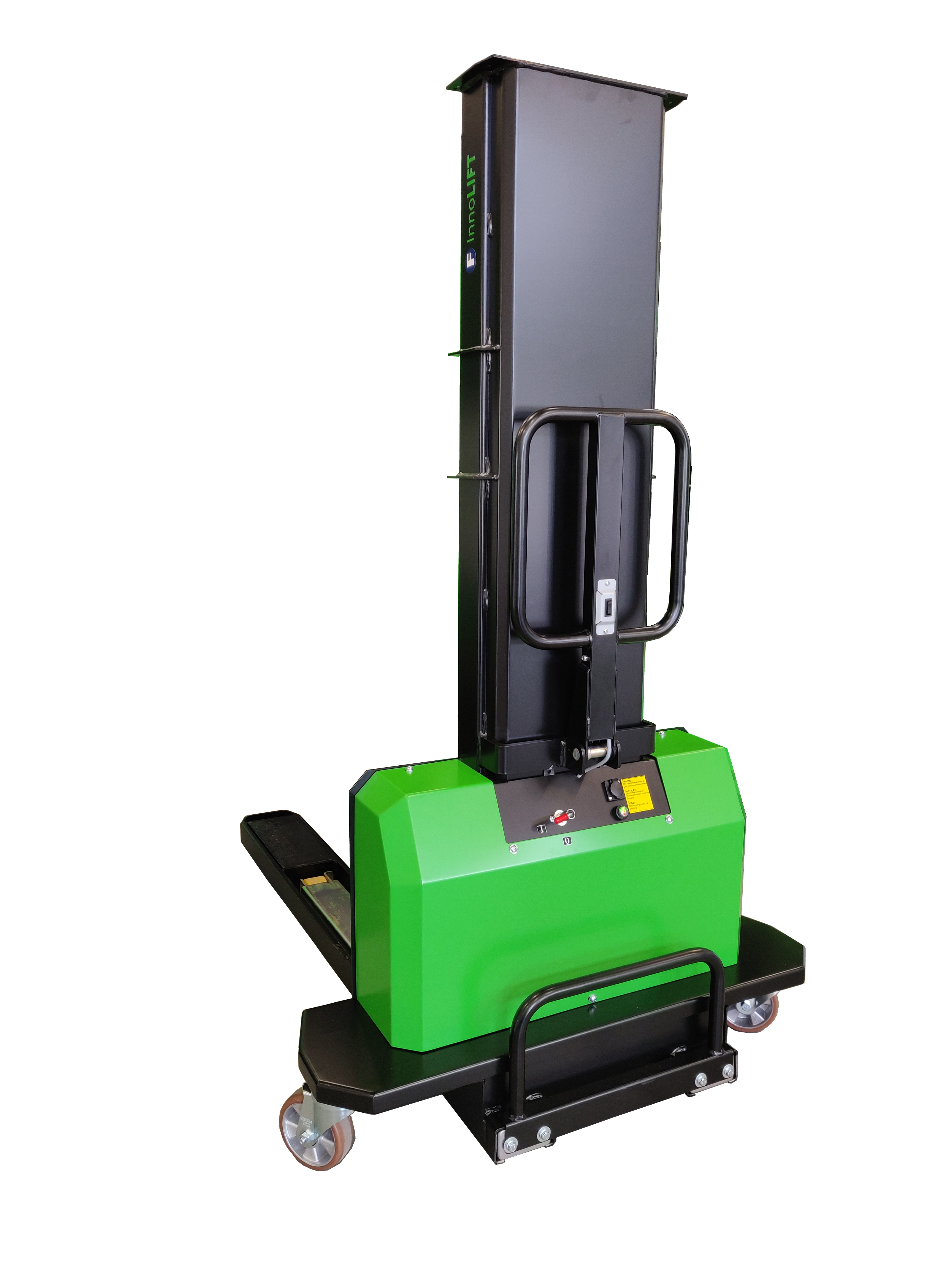 INNOLIFT - Hubantrieb elektrisch, ohne Fahrantrieb, inkl. 4A Ladegerät, Hubkraft 1000 kg, Ladehöhe 1150 mm