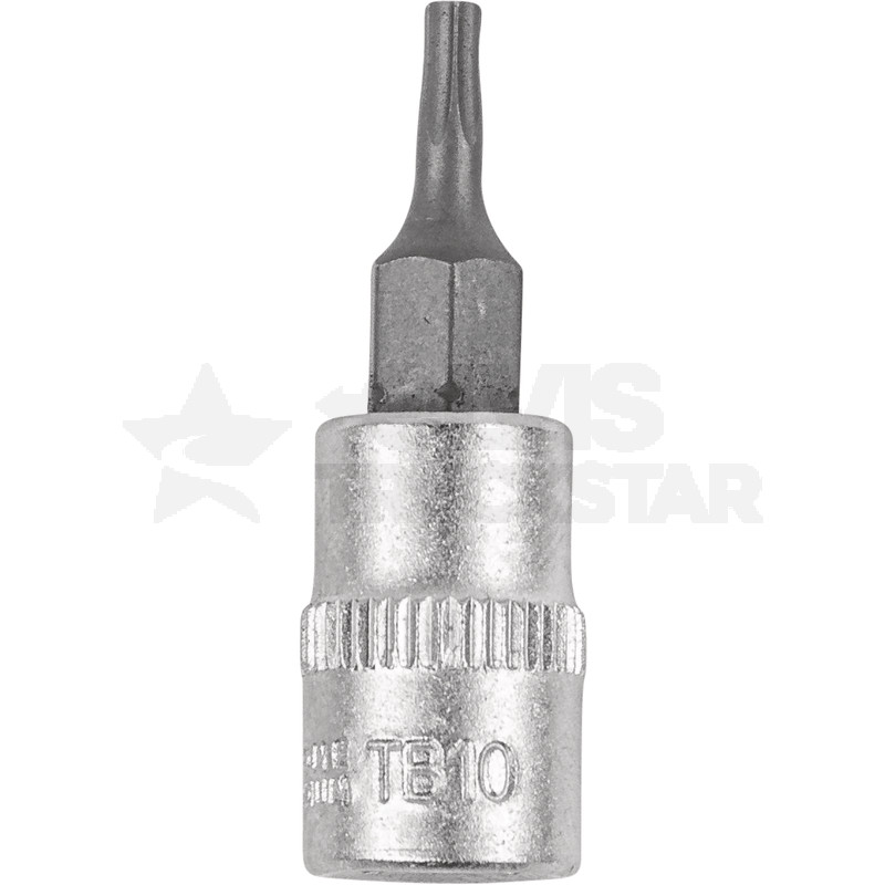 Bit-Stecknuss 1/4'' TX m. Stirnloch TB10