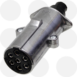 Stecker 7 - polig, 24 Volt, ISO 1185