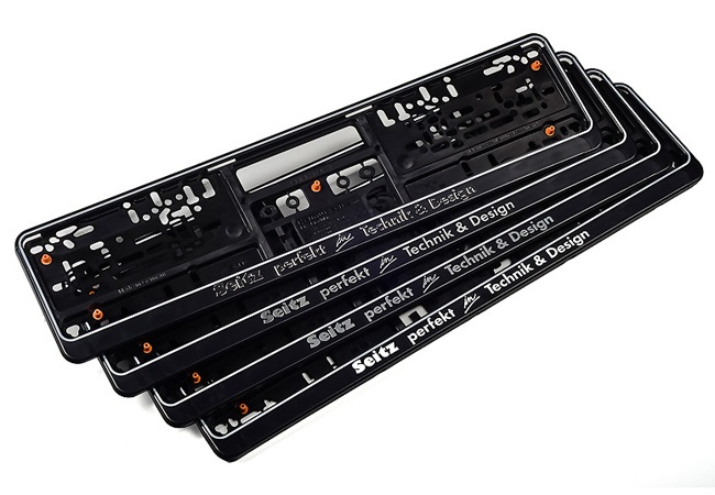 Kennzeichenhalterung Klipp Top 5-erhaben 